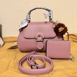 Elegant Pink Women's Handbag